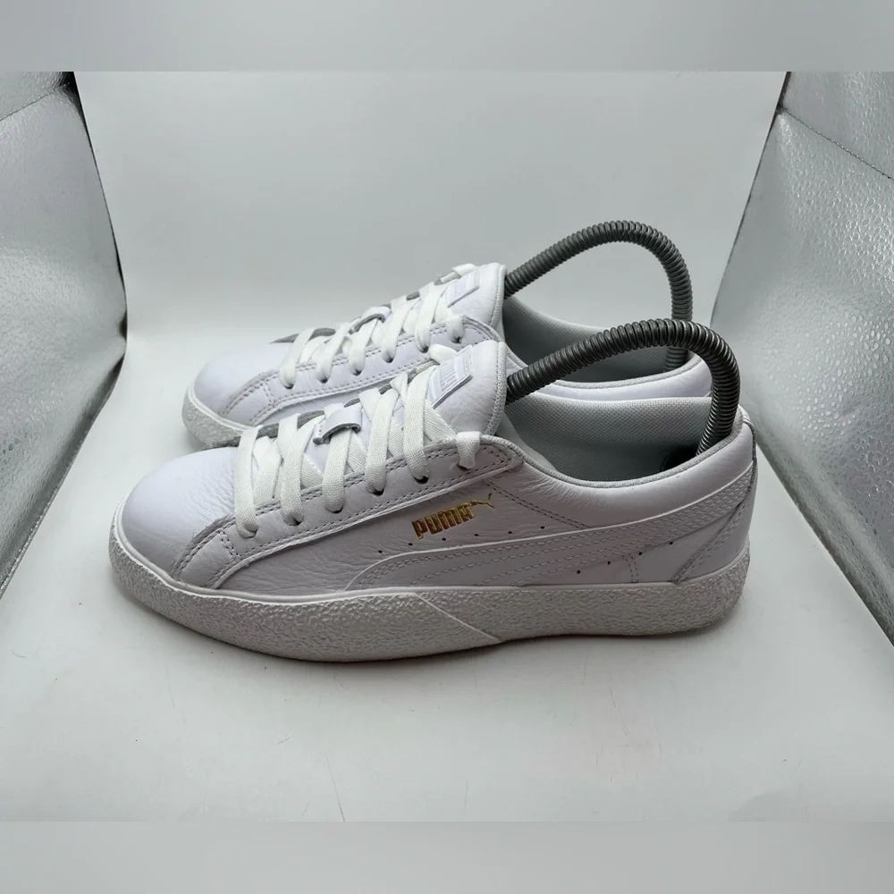 Puma Love tumble white leather women’s sneakers size 7